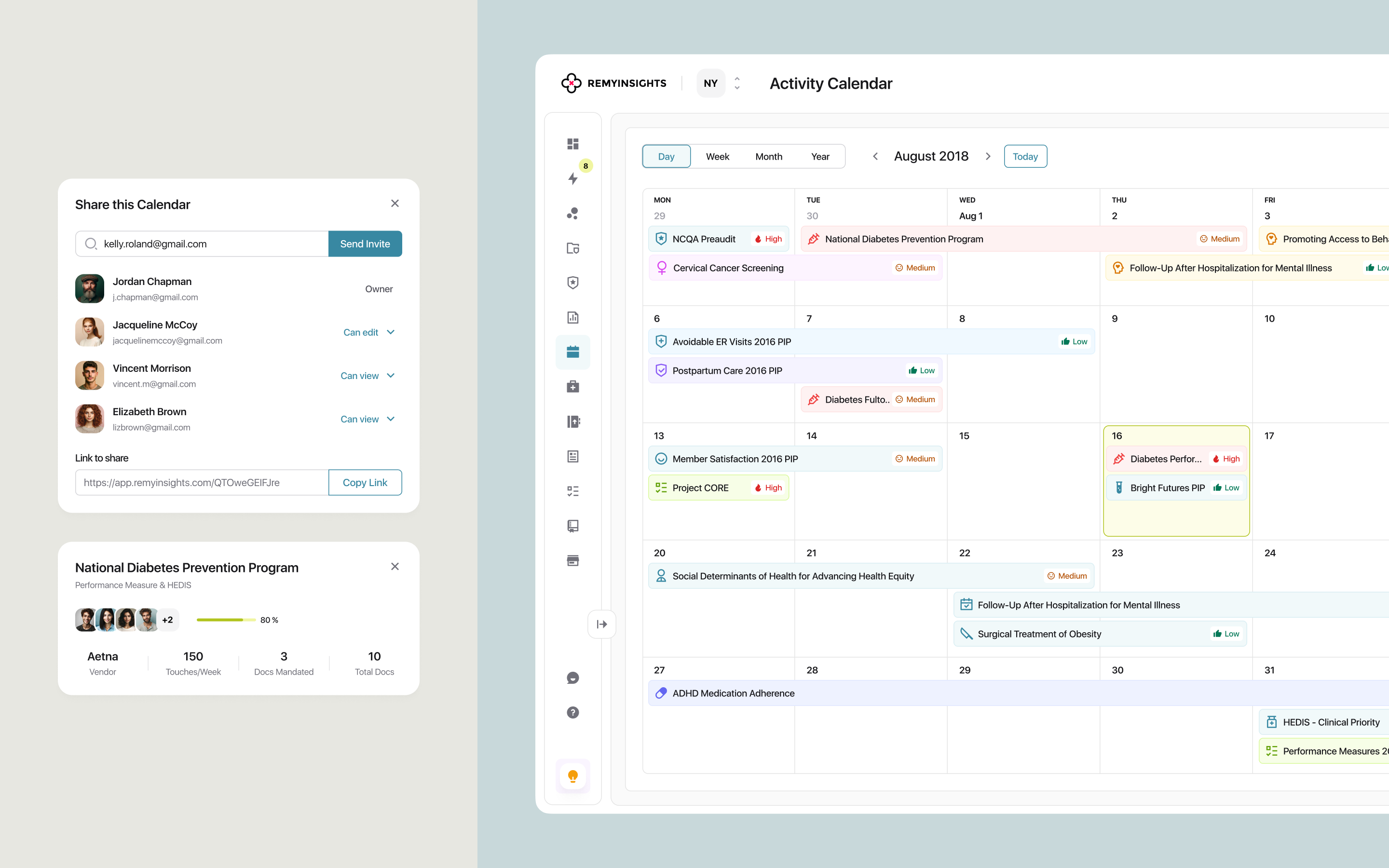 Activity Calendar